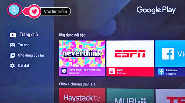 chiếu điện thoại lên tivi