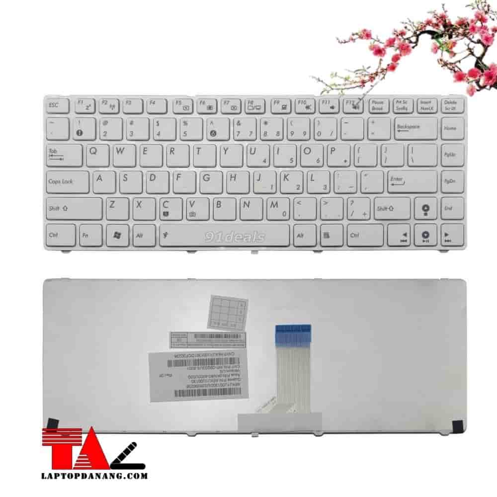 Replacement US Laptop Keyboard For ASUS X42, X43, X44 Series – Black, QWERTY