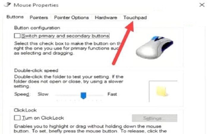 chon-touchpad-trong-Mouse-Properties