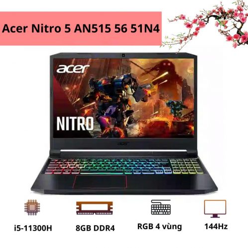 Acer Nitro 5 AN515 56 51N4 i5-11300H/8GB/512GB/144Hz/GTX1650