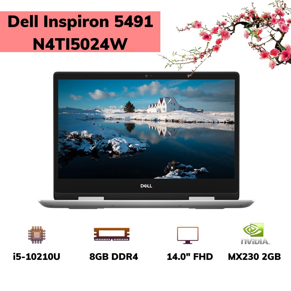 Laptop DELL 5491 I5-10210U 8Go 256Go SSD 13.3 Tactile 360