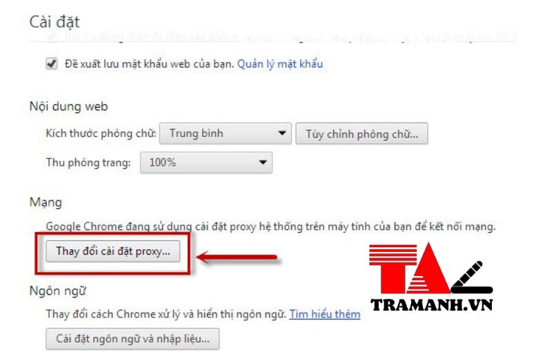 máy tính không vào được mạng