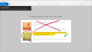 Sử dụng ứng dụng Snip & Sketch