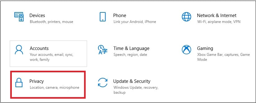 Cho phép ứng dụng truy cập micro