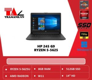 HP 245 G9-laptop giá rẻ bền bỉ cho học online